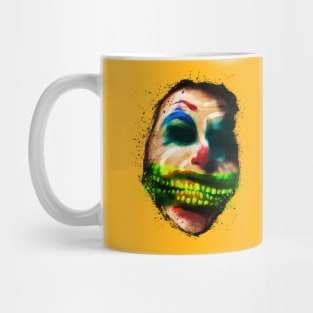 Can’t Sleep Scary Clown Smiling Green Teeth Halloween Mug